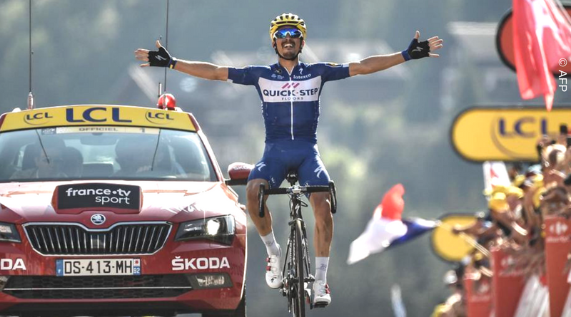 Julian Alaphilippe victoire Grand-Bornand