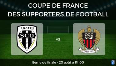 Coupe de France des supporters de football – 8ème de finale SCO Angers vs OGC Nice