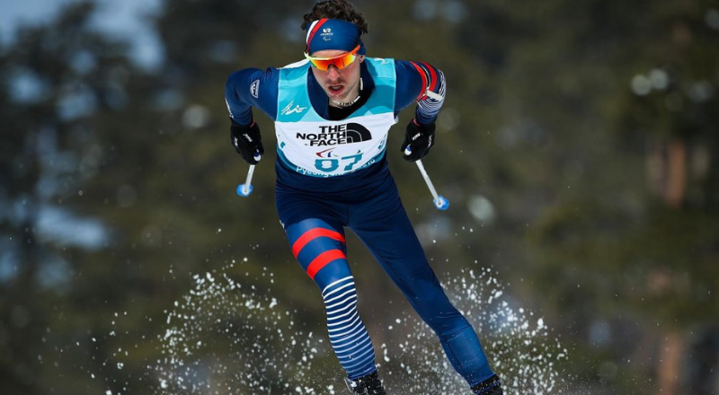 Benjamin Daviet, triple champion paralympique à Pyeongchang – AFP