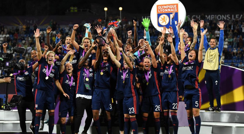 Les filles de l’Olympique Lyonnais ont remporté leur 5ème Ligue des Champions, la 3ème de suite – Getty Images