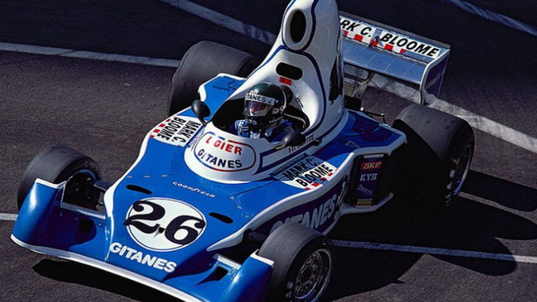 Ligier Gitanes – JS5 – 1976 – Photo : Pinterest Vintage Motorsport