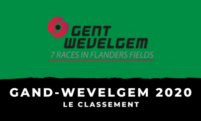 Gand-Wevelgem 2020 - Le classement de la course