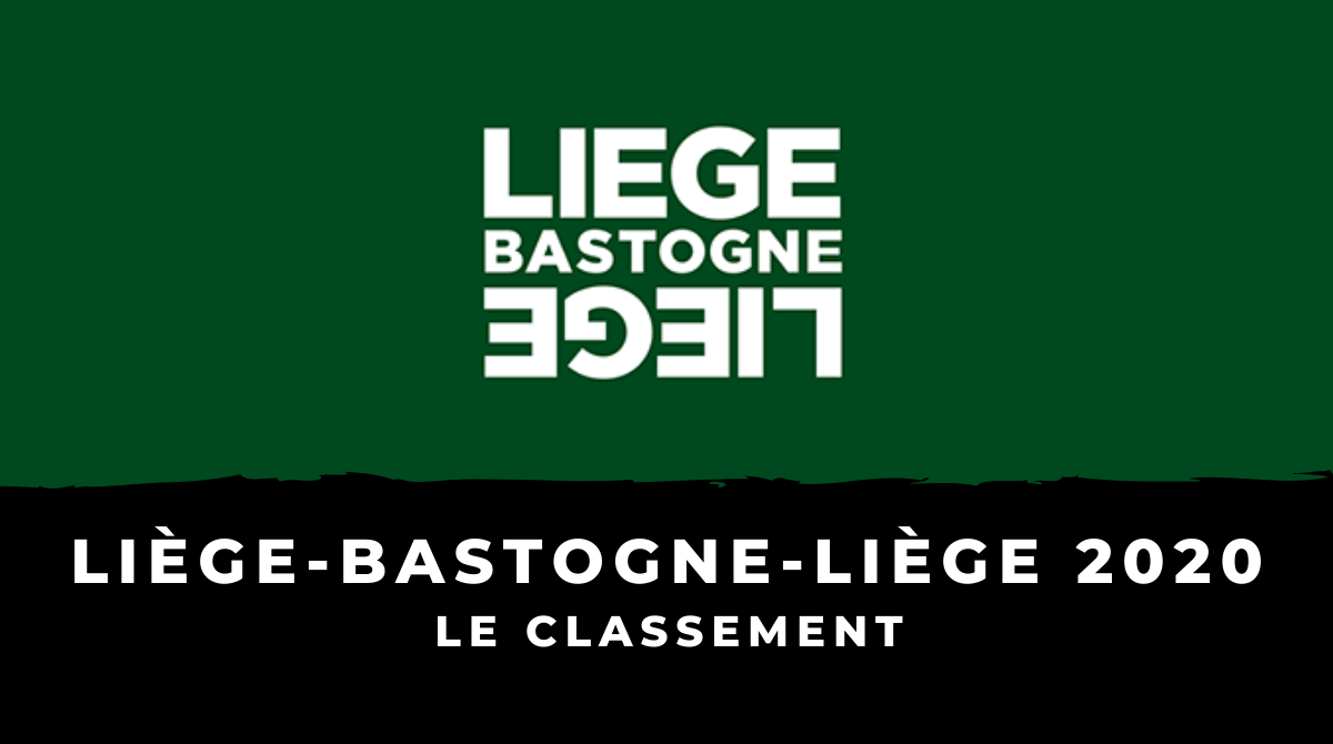 Liège-Bastogne-Liège 2020 : le classement