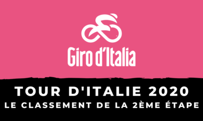 Tour d'Italie 2020 : le classement de la 2ème étape