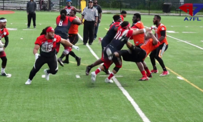 [Vidéo] Le foot US à 7, un mélange de rugby et football américain sans protection