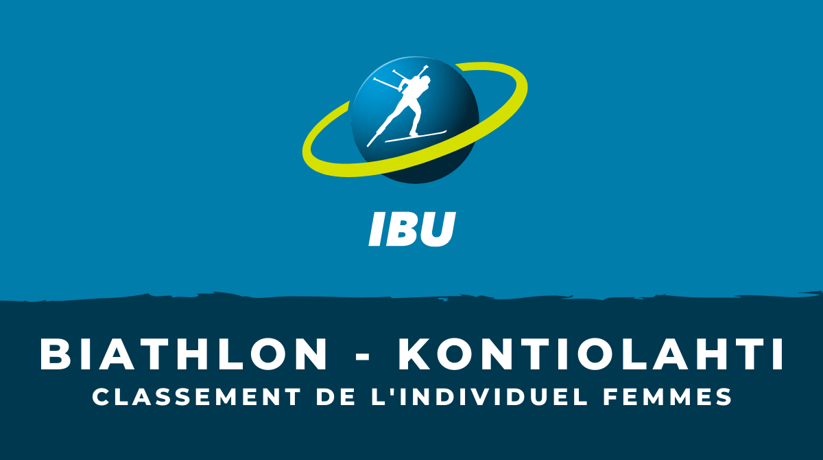 Biathlon - Kontiolahti - Le classement de l'individuel femmes