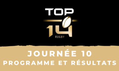 Calendrier Top 14 20202021 - 10ème journée Programme et résultats