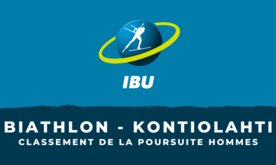 Biathlon - Kontiolahti : le classement de la poursuite hommes