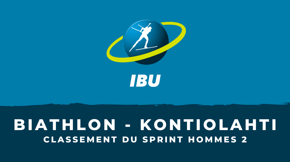 Biathlon - Kontiolahti : le classement du deuxième sprint hommes