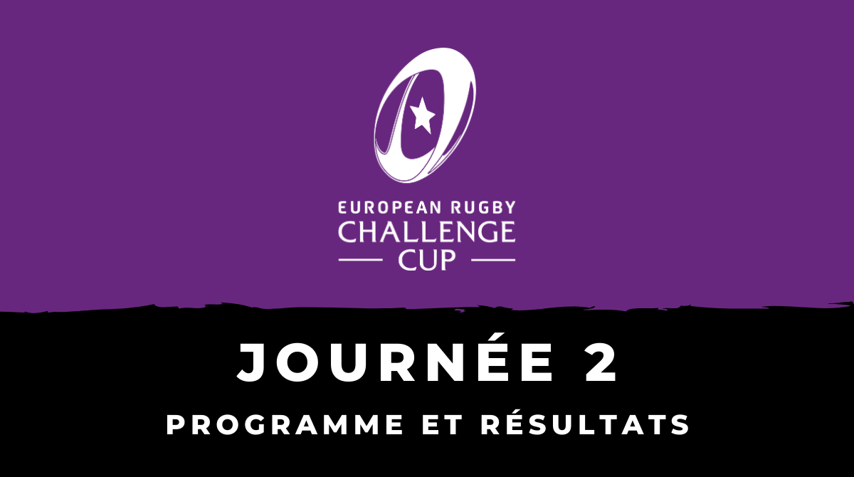 Challenge Cup 2020/2021 - 2ème journée : Programme et résultats
