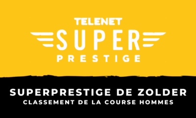 Cyclo-cross - Superprestige de Zolder - Le classement de la course hommes