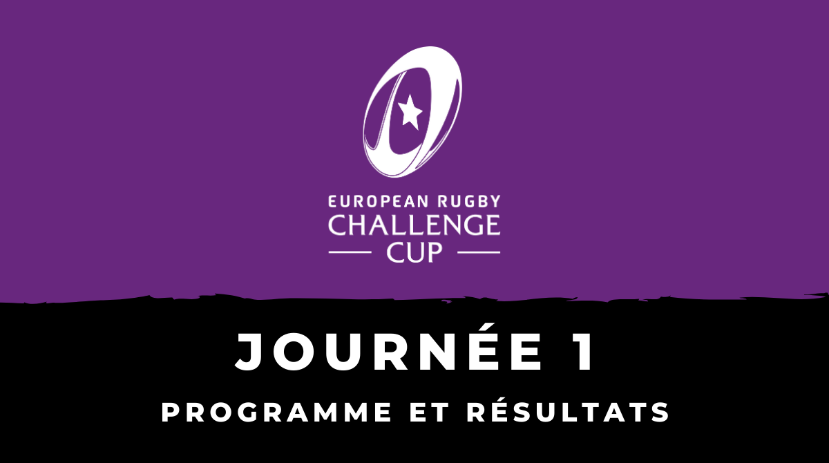 Rugby - Challenge Cup 2020-2021 - 1ère journée - Programme et résultats