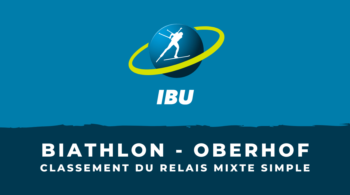 Biathlon - Oberhof - Le classement du relais mixte simple