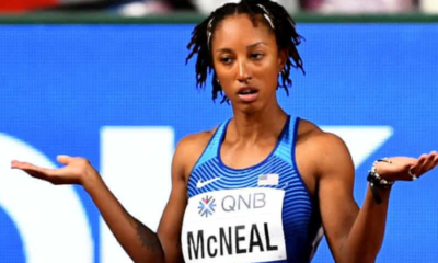 Brianna McNeal, championne olympique du 100m haies, suspendue