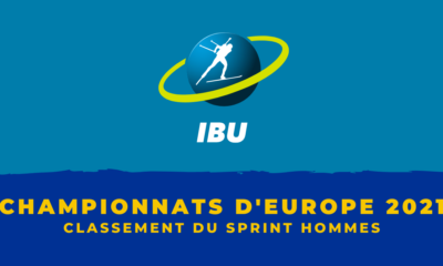 Championnats d'Europe de biathlon 2021 - Le classement du sprint hommes