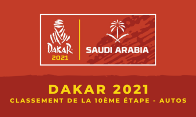 Dakar 2021 - Autos - Le classement de la 10ème étape