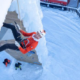 Escalade de cascade sur glace - Louna Ladevant sur le toit de l'Europe