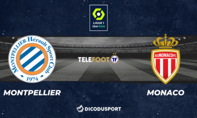 Football - Ligue 1 notre pronostic pour Montpellier - Monaco