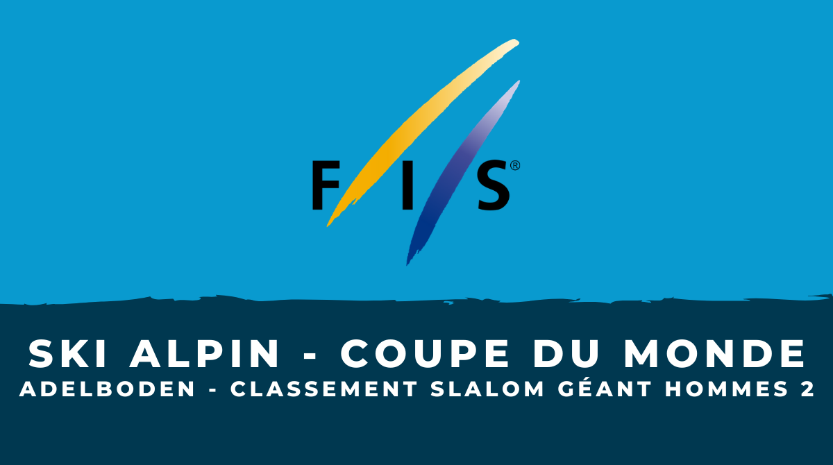 Ski alpin - Adelboden - Le classement du deuxième slalom géant hommes