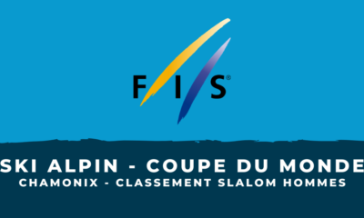 Ski alpin - Chamonix - Le classement du slalom hommes