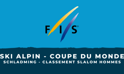 Ski alpin - Schladming - Le classement du slalom hommes
