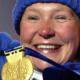 12 février 2002 - Carole Montillet en or sur la descente olympique