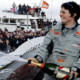 7 février 2005 - Record du tour du monde à la voile en solitaire pour Ellen MacArthur
