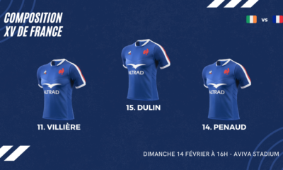 Bleus - La composition du XV de France pour le déplacement en Irlande