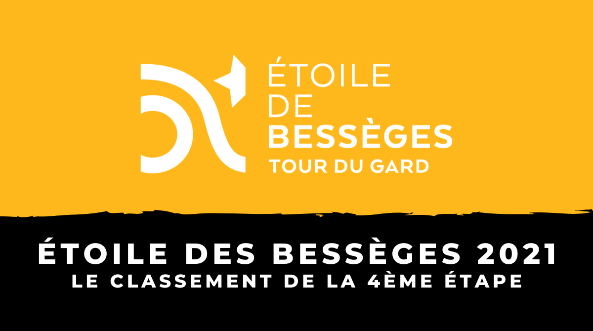 Étoile de Bessèges 2021 - Le classement de la 4ème étape