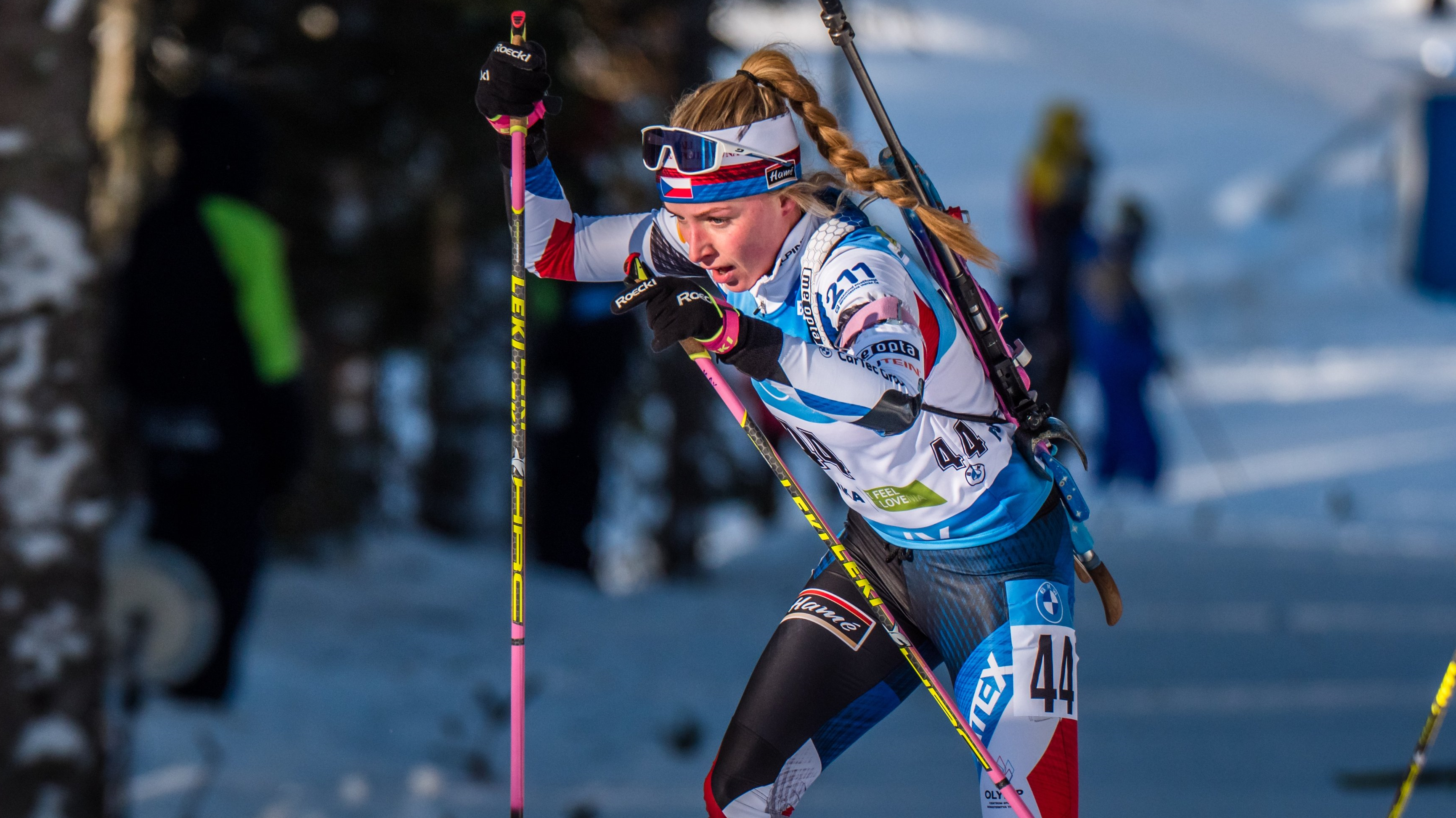 Pokljuka : Marketa Davidova coiffe les favorites sur l'individuel