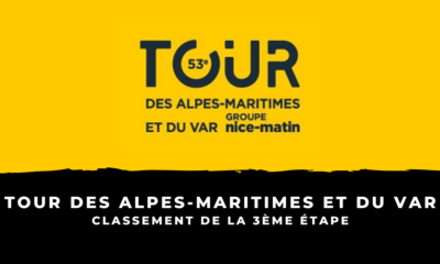 Tour des Alpes-Maritimes et du Var 2021 - Le classement de la 3ème étape