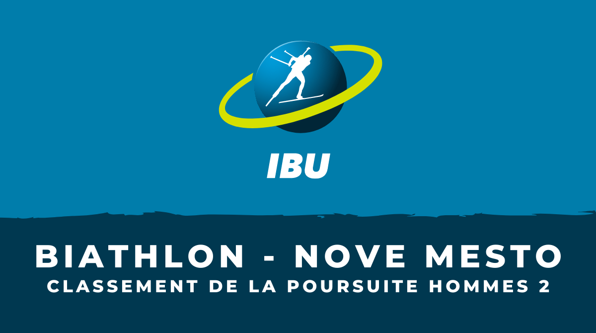 Biathlon - Nove Mesto - Le classement de la deuxième poursuite hommes