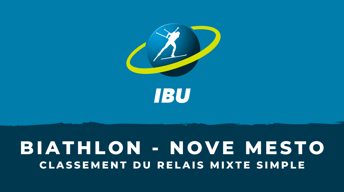 Biathlon - Nove Mesto - Le classement du relais mixte simple