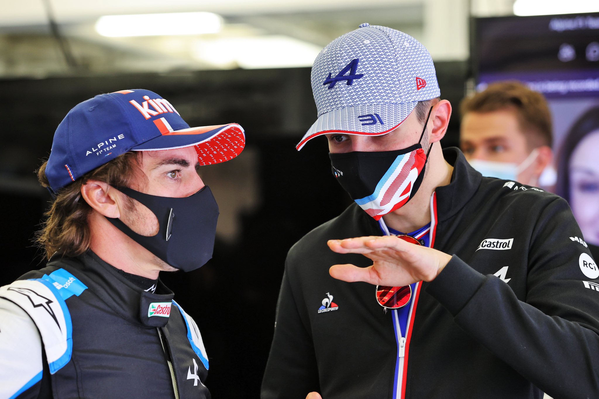 Fernando Alonso et Esteban Ocon - Photo Alpine F1 Team