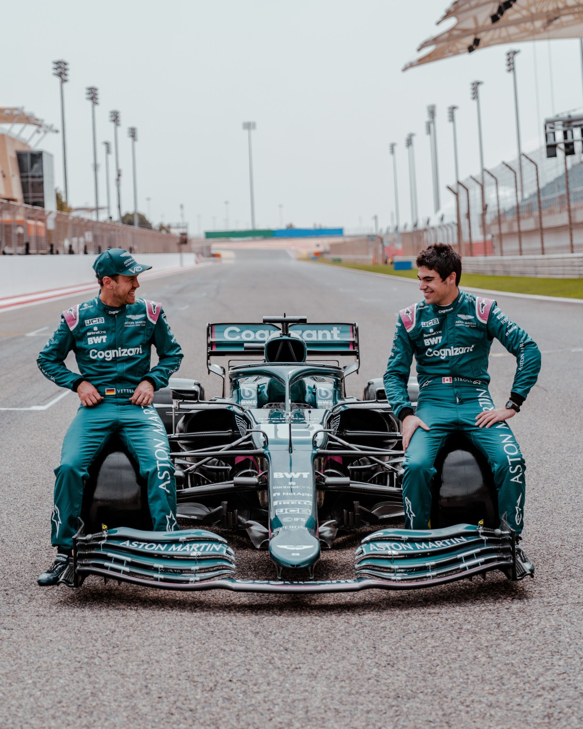 Sebastian Vettel et Lance Stroll - Photo Aston Martin F1 Team
