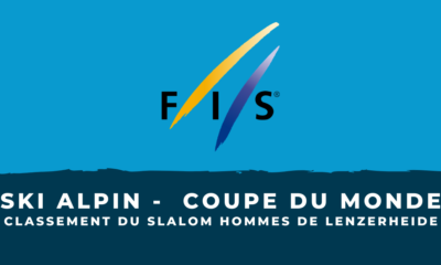 Ski - Finales de Coupe du monde - Le classement du slalom hommes de Lenzerheide