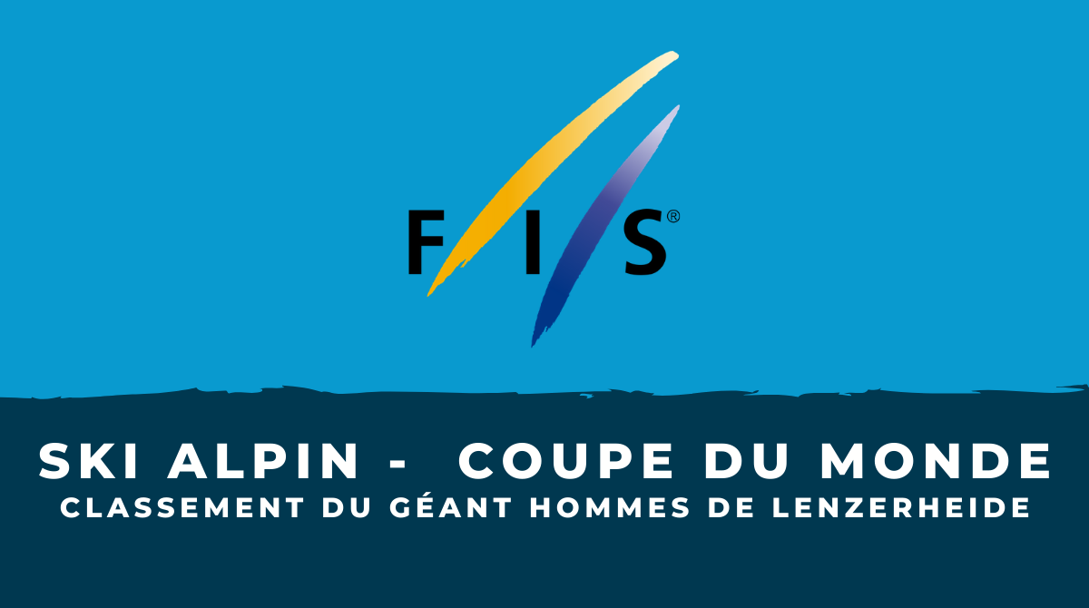 Ski alpin - Finales de Coupe du monde - Le classement du slalom géant de Lenzerheide