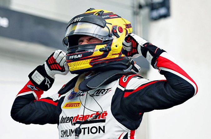 Théo Pourchaire vainqueur en Autriche l'an dernier en Formule 3