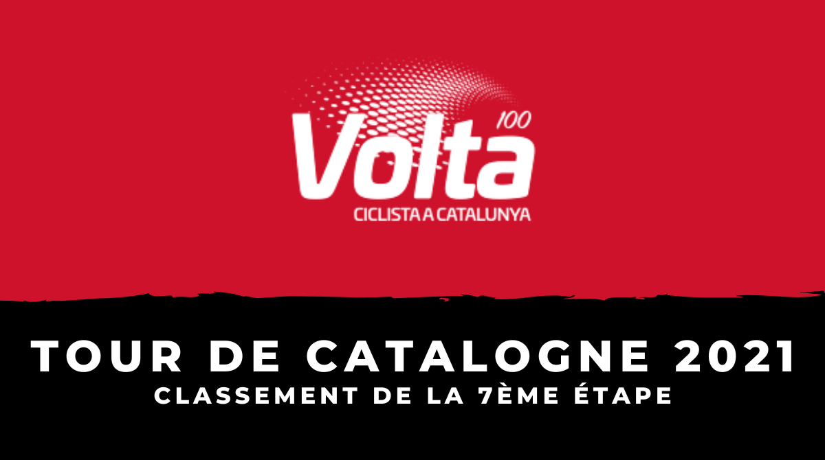 Tour de Catalogne 2021 : le classement de la 7ème et dernière étape
