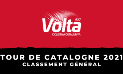 Tour de Catalogne 2021 - Le classement général