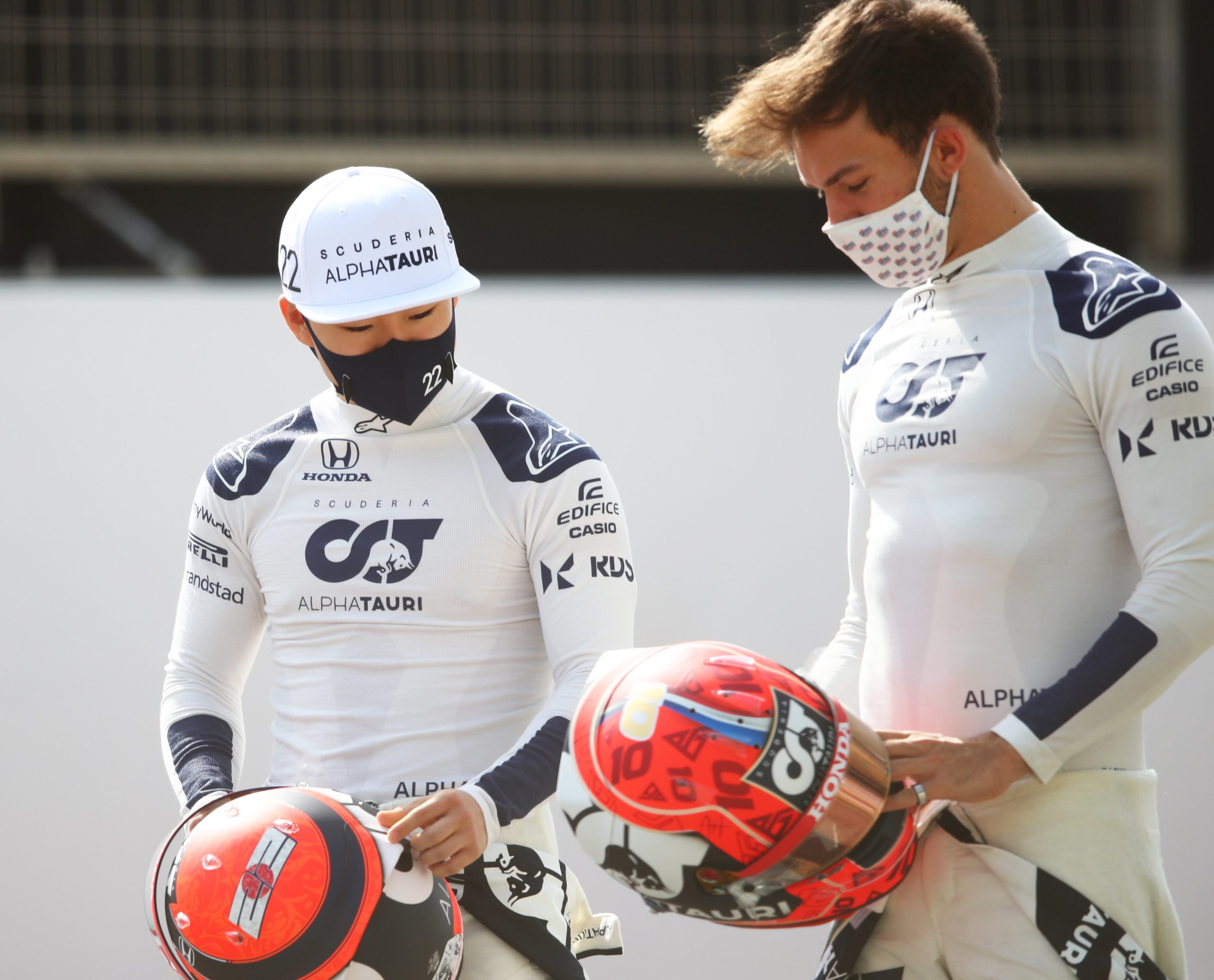 Yuki Tsunoda et Pierre Gasly - Photo Scuderia AlphaTauri