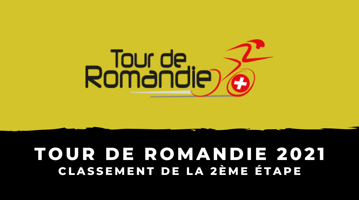 Tour de Romandie 2021 - Le classement de la 2ème étape