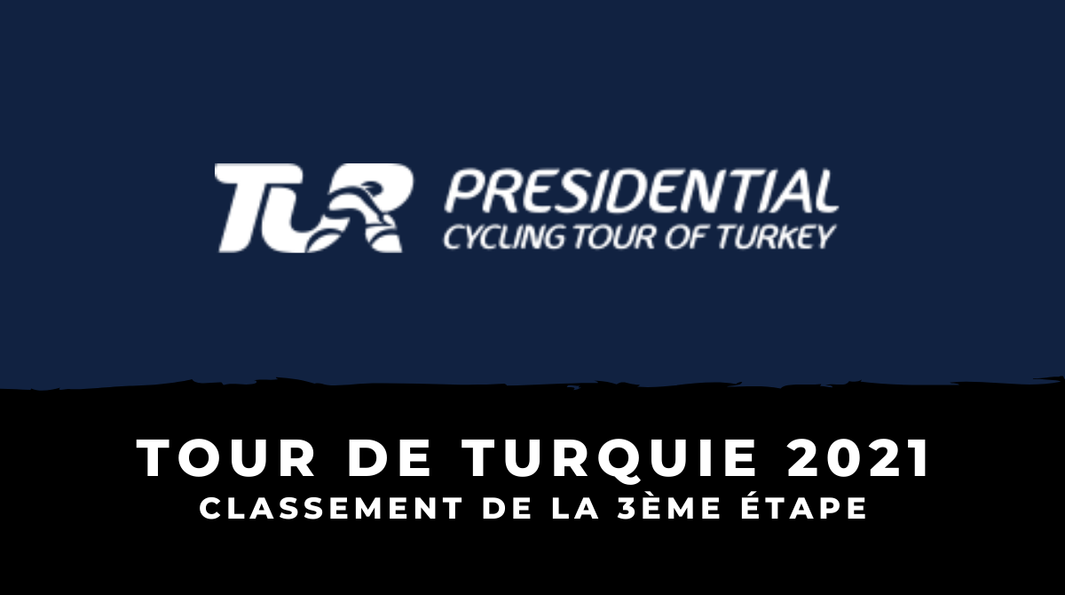 Tour de Turquie 2021 - Le classement de la 3ème étape
