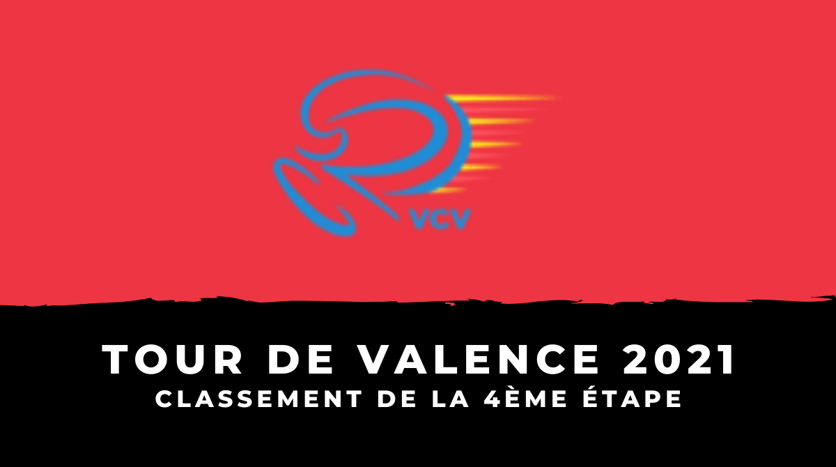 Tour de Valence 2021 - Le classement de la 4ème étape