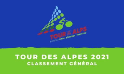 Tour des Alpes 2021 - Le classement général