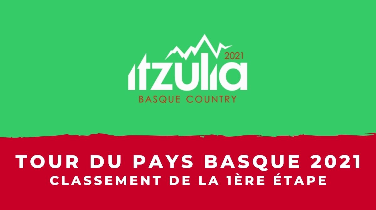 Tour du Pays Basque 2021 - Le classement de la 1ère étape