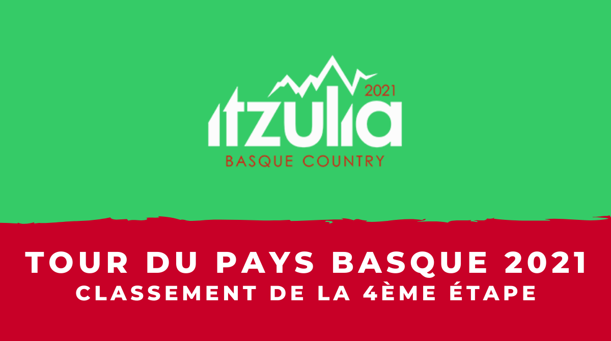 Tour du Pays Basque 2021 - Le classement de la 4ème étape
