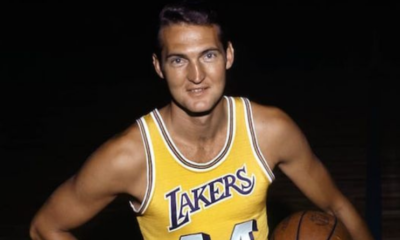 28 mai 1938 - Naissance de Jerry West, logo de la NBA