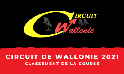 Circuit de Wallonie 2021 : le classement