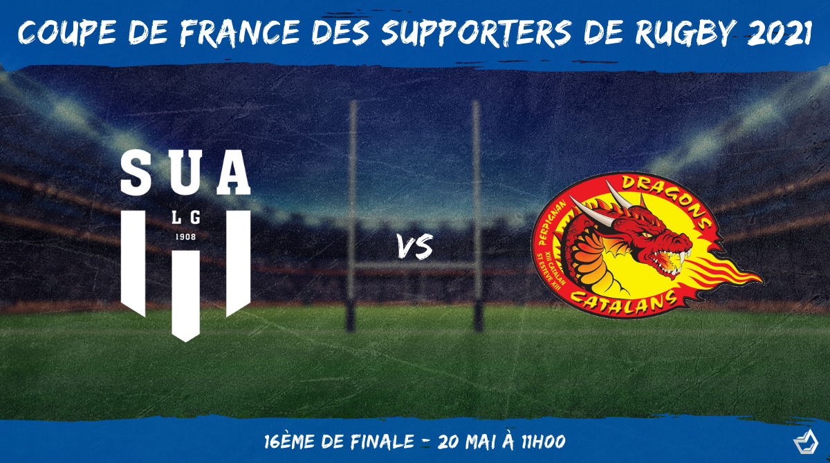 Coupe de France des supporters de rugby 2021 - 16ème de finale SU Agen - Dragons Catalans